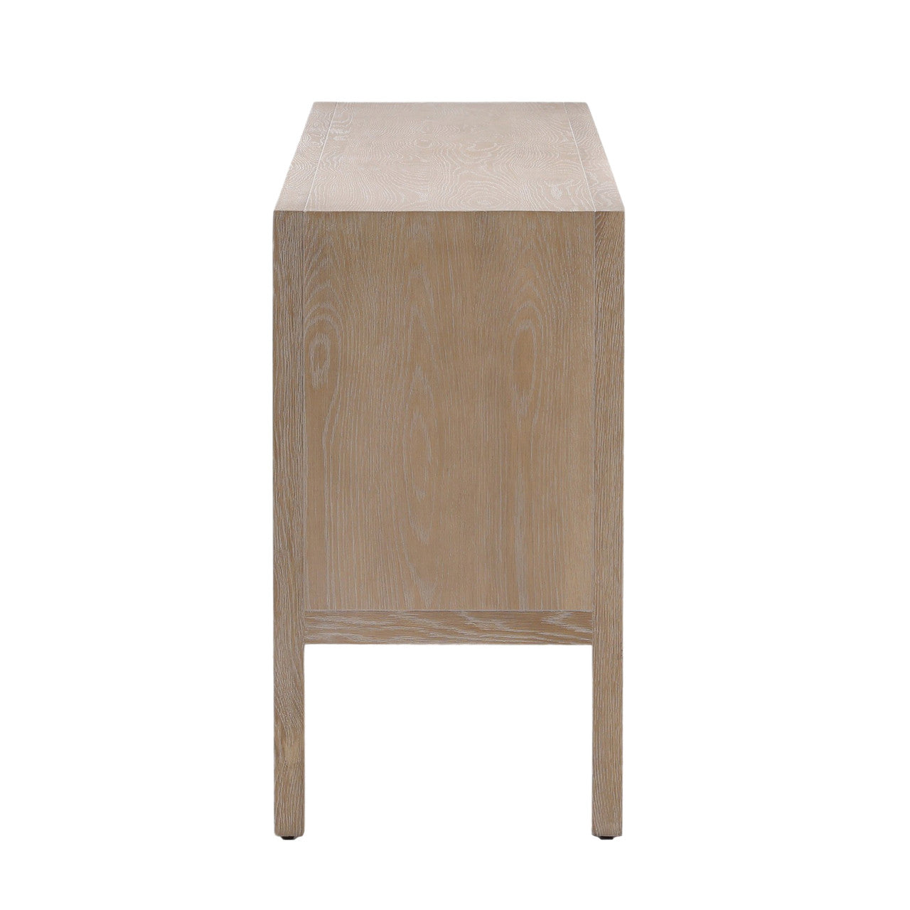 Kalid 82" Light Natural Oak Wood Sideboard