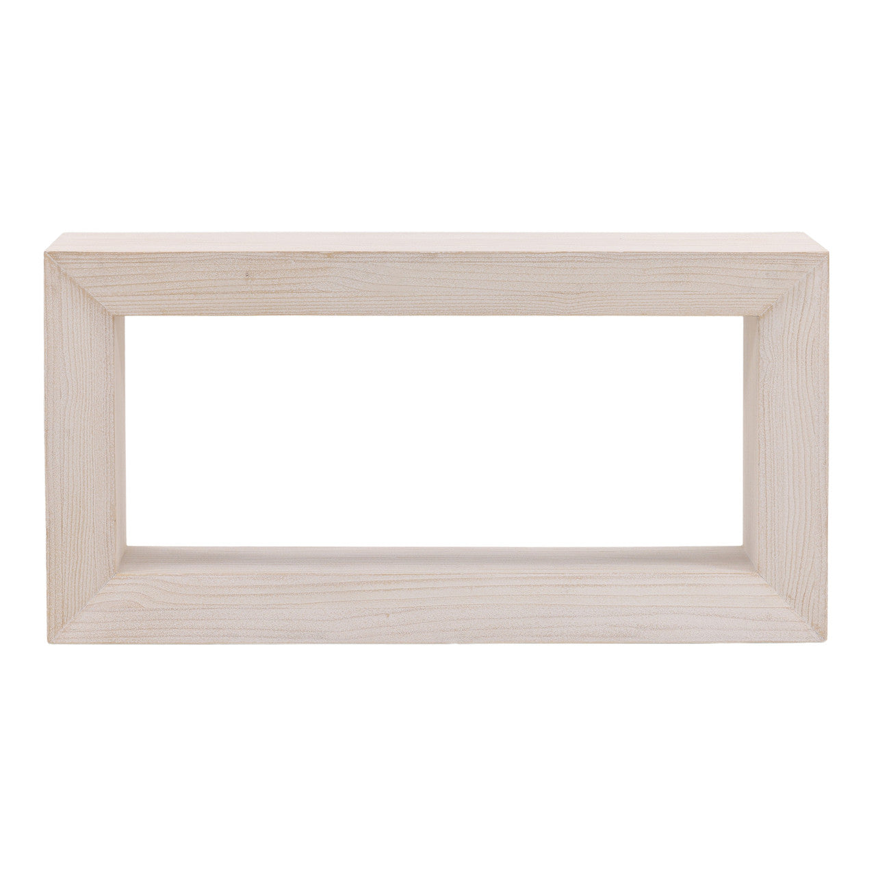 Garner 59" Whitewashed Reclaimed Pine Wood Console Table