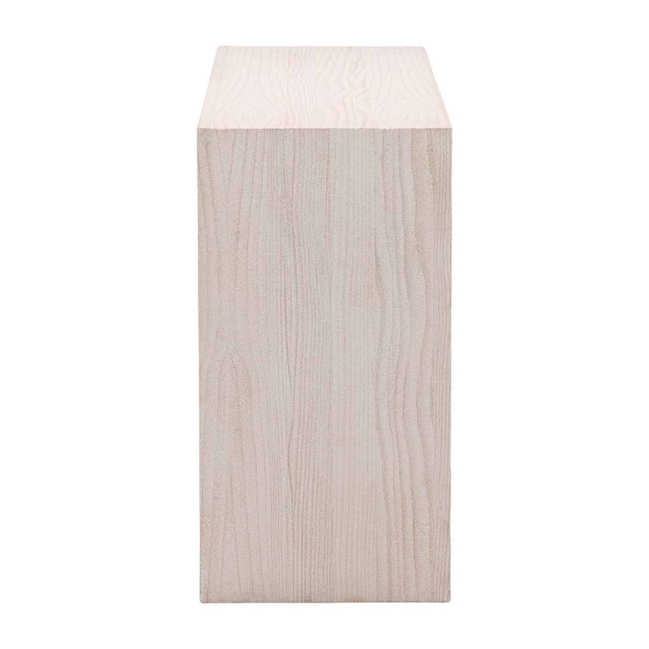 Garner 59" Whitewashed Reclaimed Pine Wood Console Table