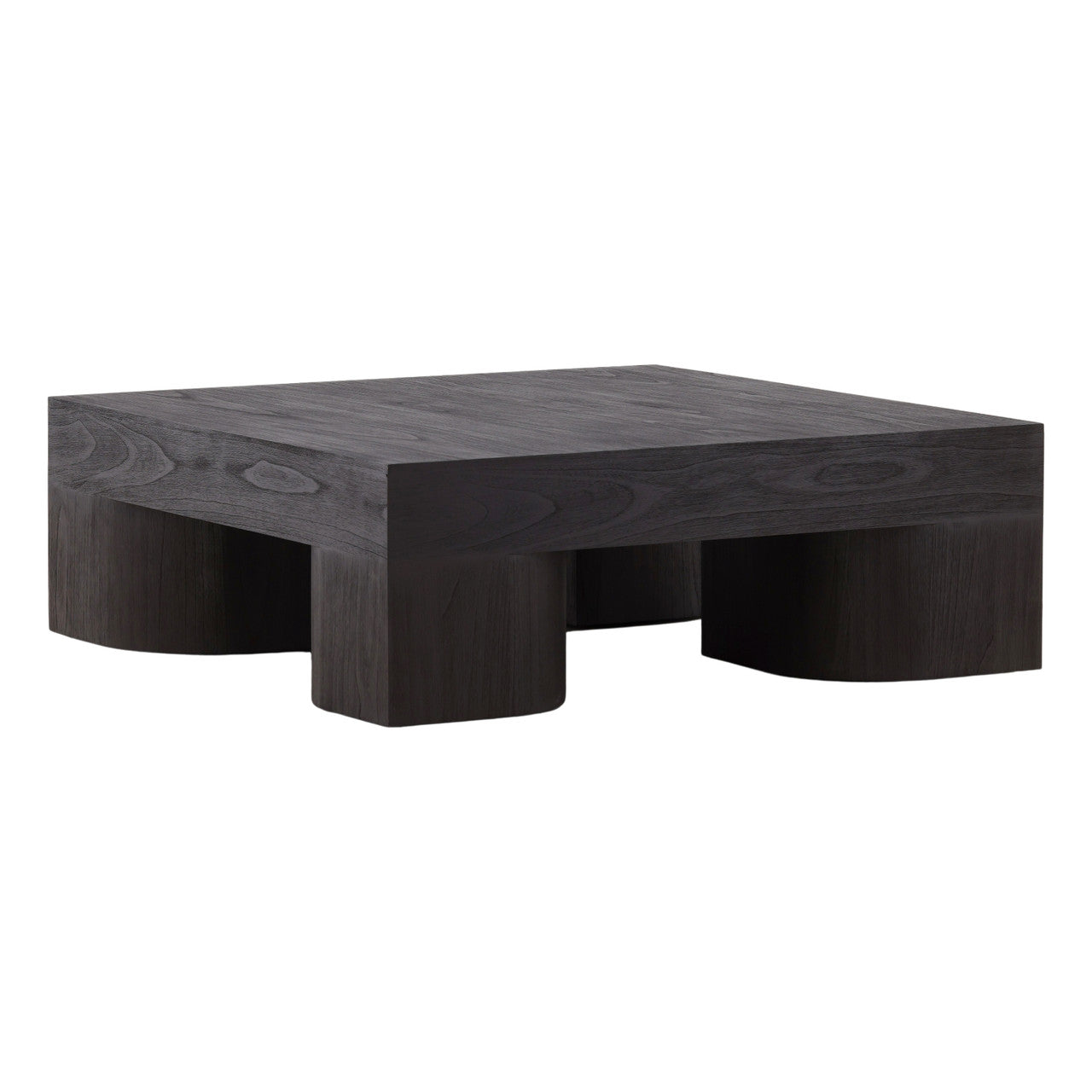 Douglas 47" Dark Brown Mindi Wood Coffee Table