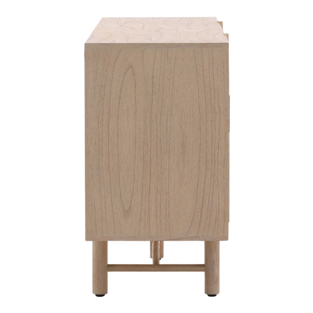 Benito 78"  Light Natural Mindi Wood Sideboard