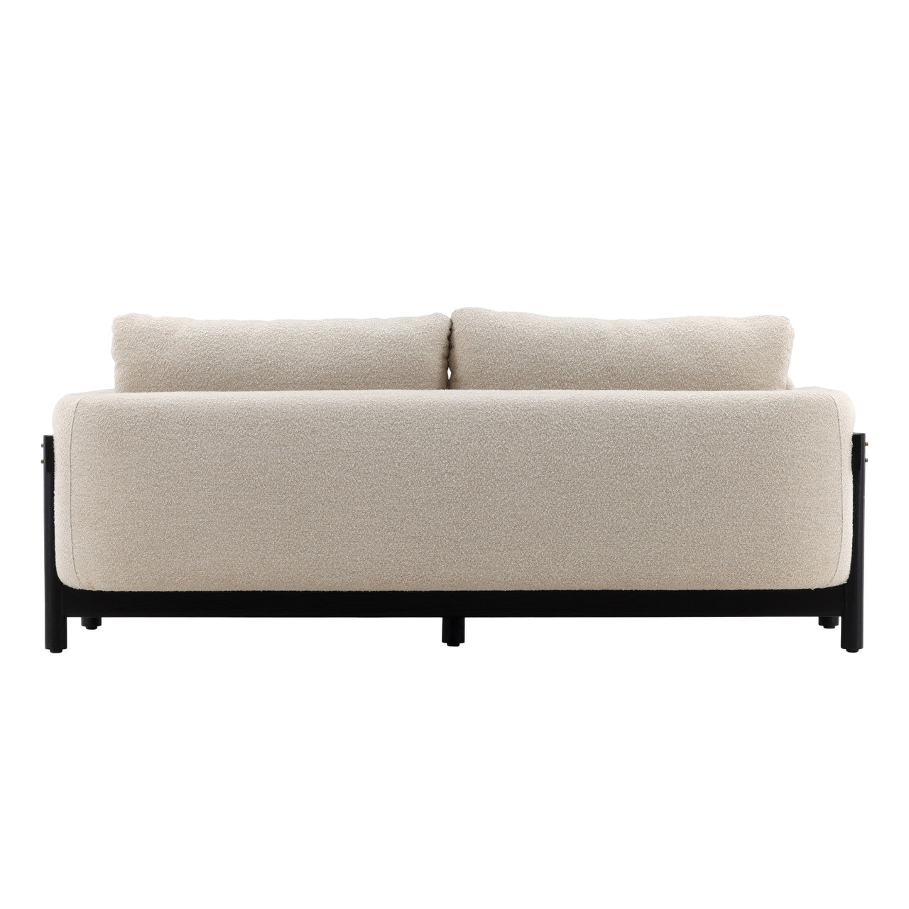 Lark 80" Mindi Wood Sofa In Beige Performance Fabric