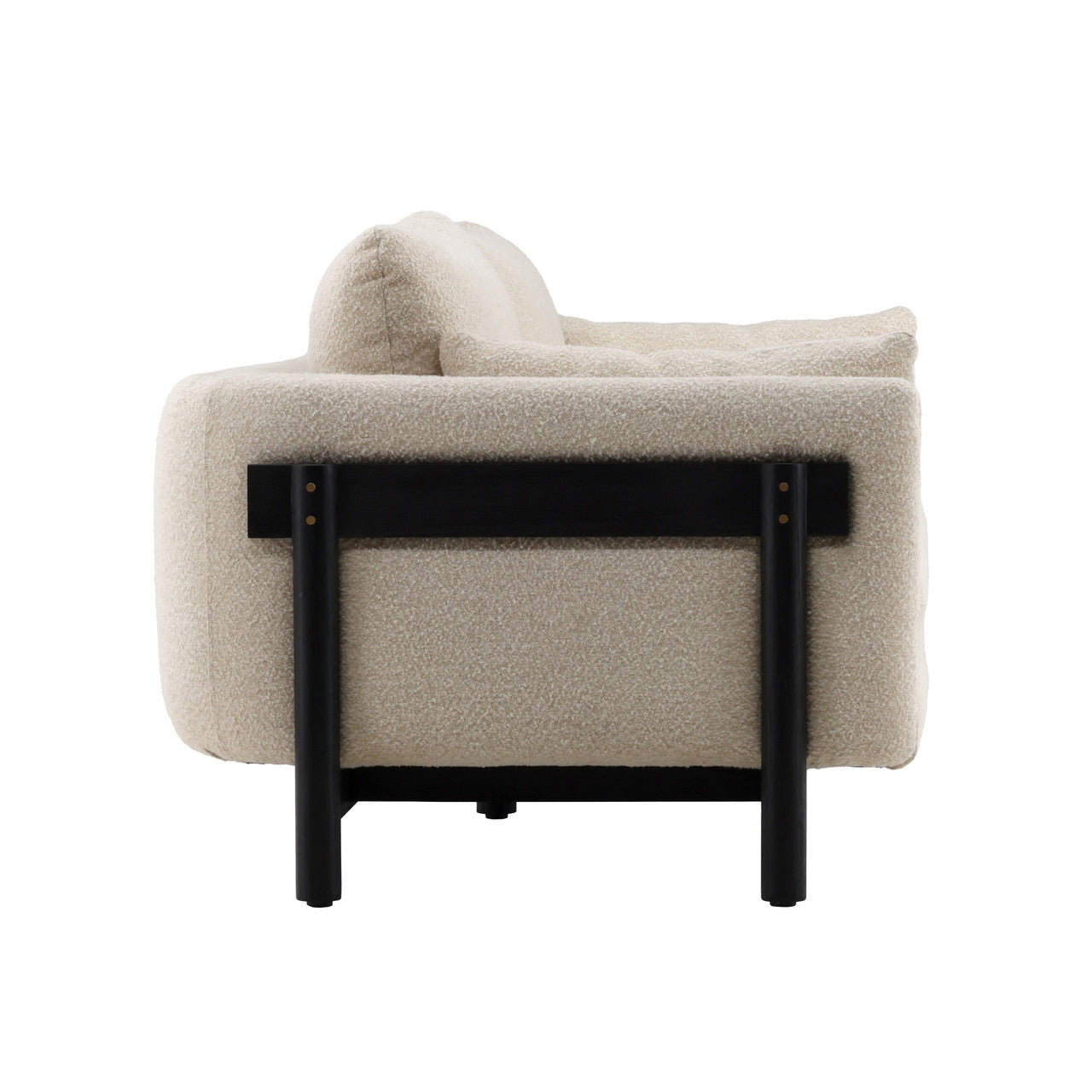 Lark 80" Mindi Wood Sofa In Beige Performance Fabric