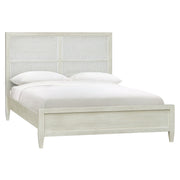 Delgado Reclaimed Acacia Wood Eastern King Bed in Whitewashed Finish