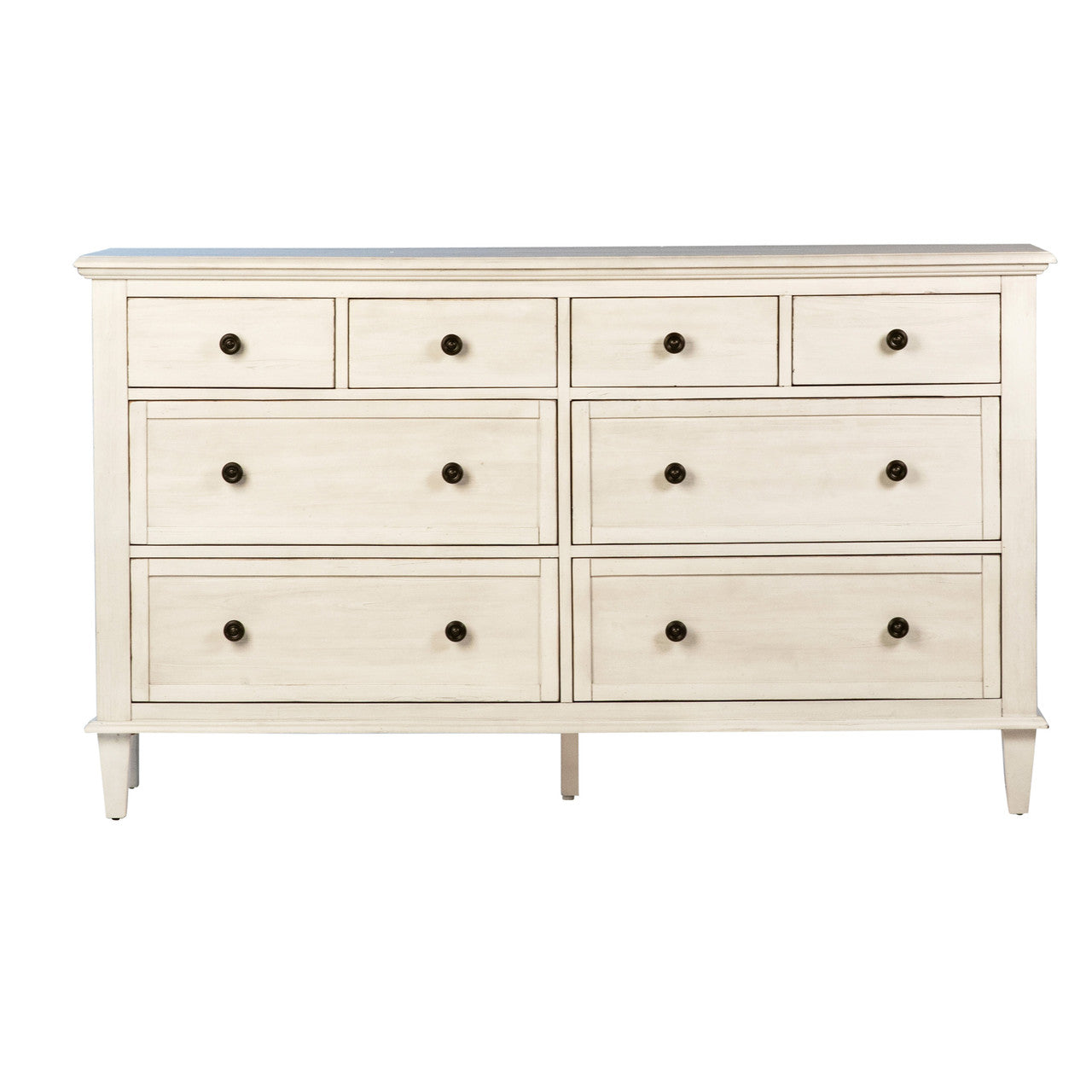 Delgado  Reclaimed Acacia Wood Dresser in Whitewashed Finish