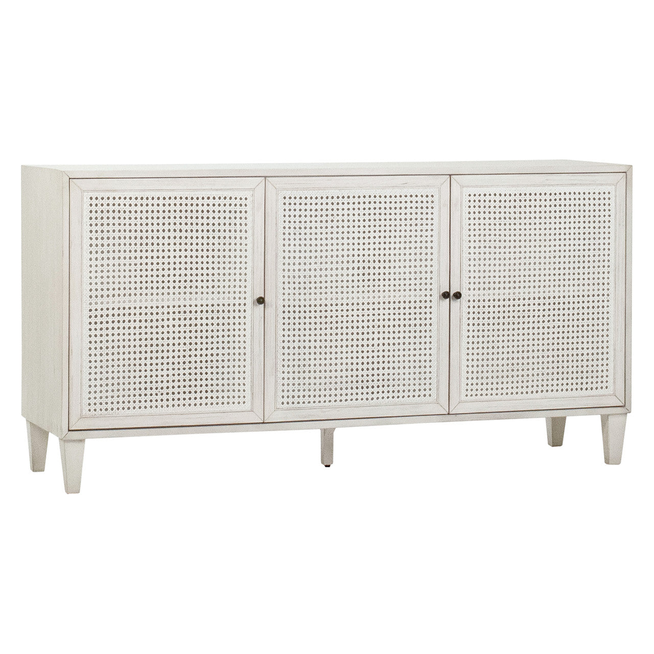 Delgado 66" Reclaimed Acacia Wood Sideboard in Whitewashed Finish