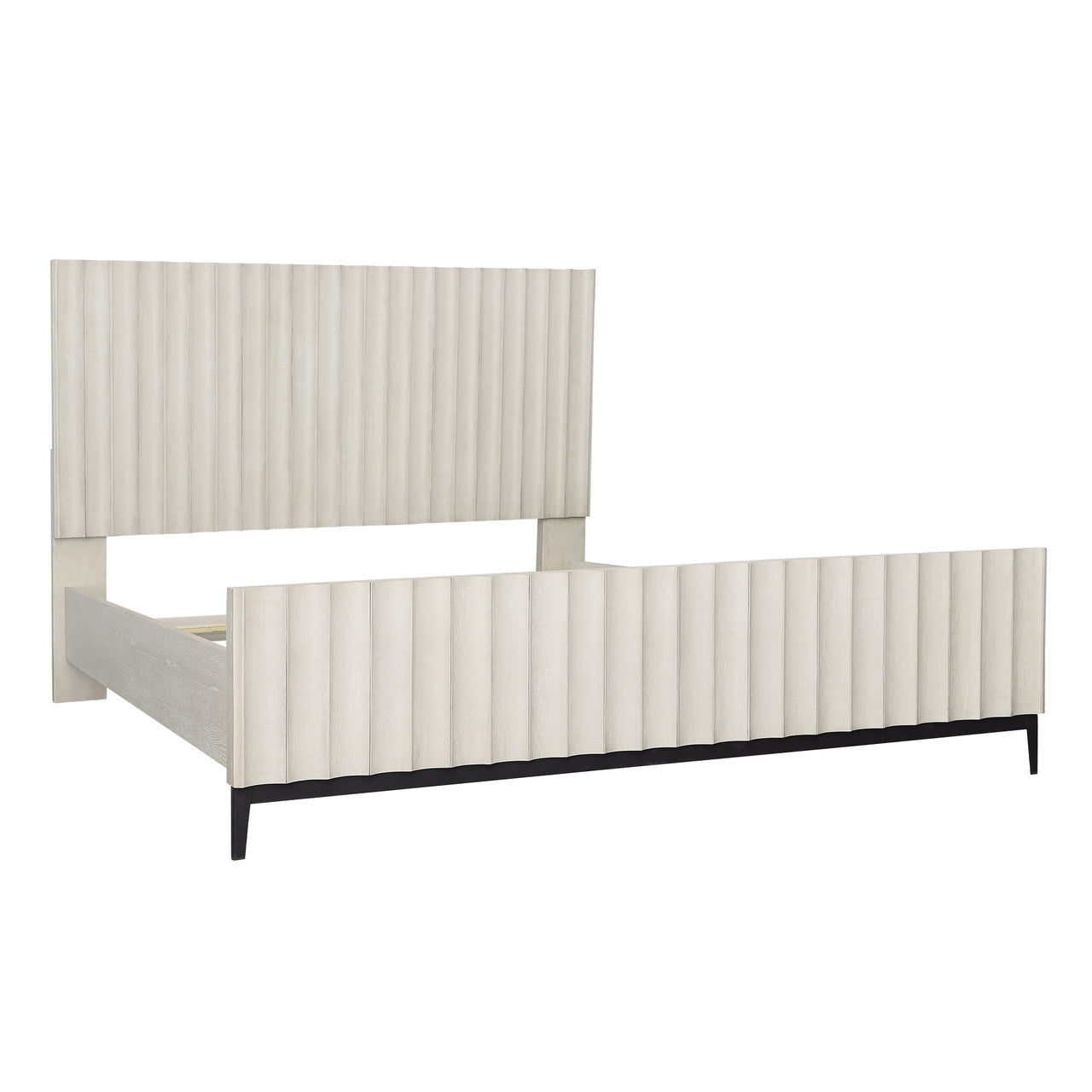 Alanza Bed East King in Light Grey