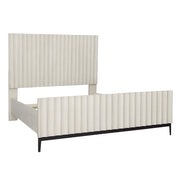 Alanza Bed Queen in Light Grey