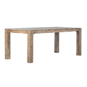 Harrison Reclaimed Pine Wood Coffee Table in Warm Wash Finish