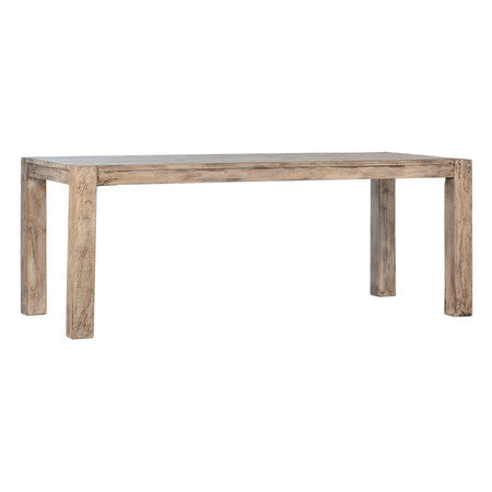 Harrison Reclaimed Pine Wood Coffee Table in Warm Wash Finish