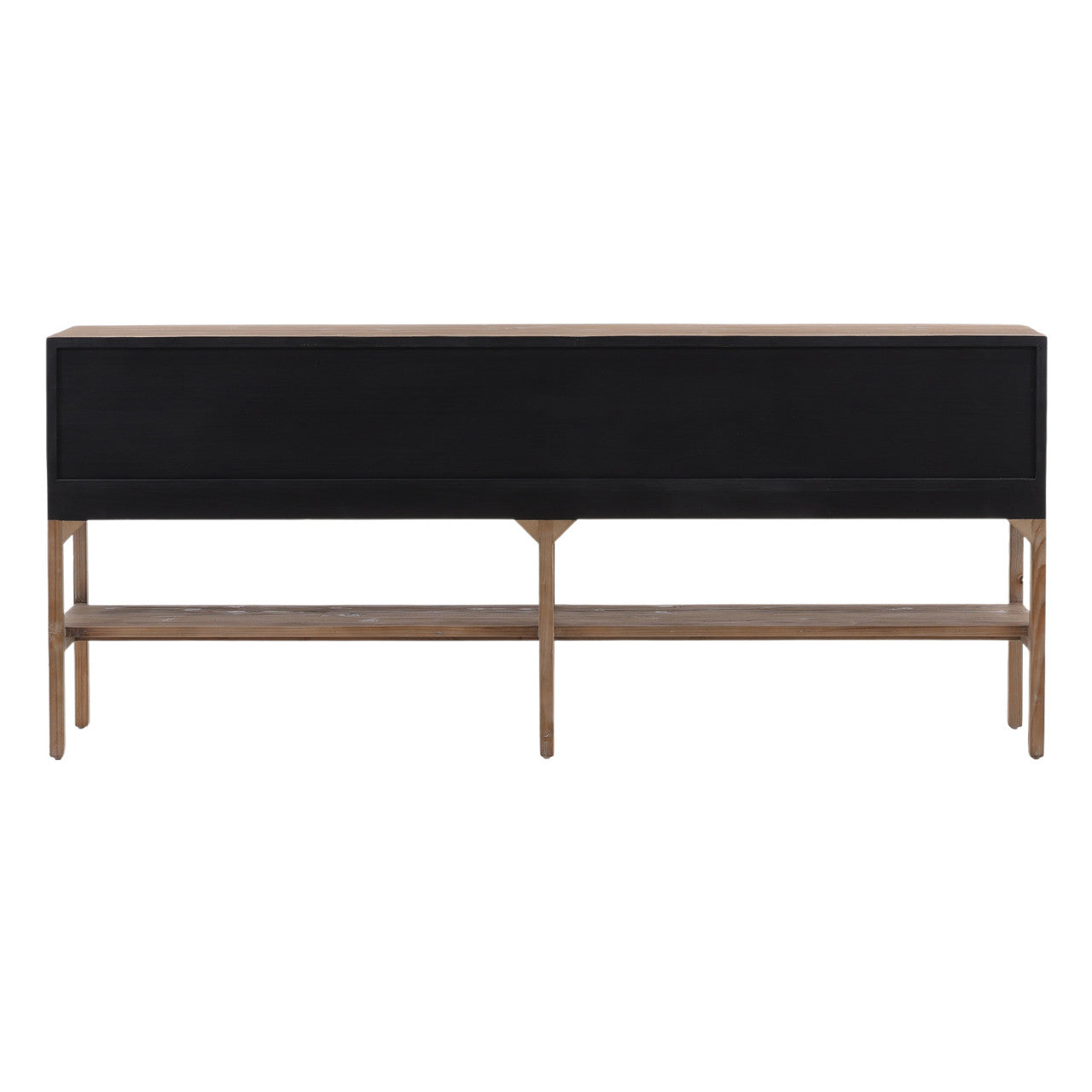 Rory Reclaimed Pine Wood Console Table in Brown