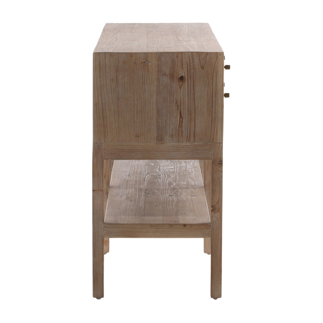Rory Reclaimed Pine Wood Console Table in Brown