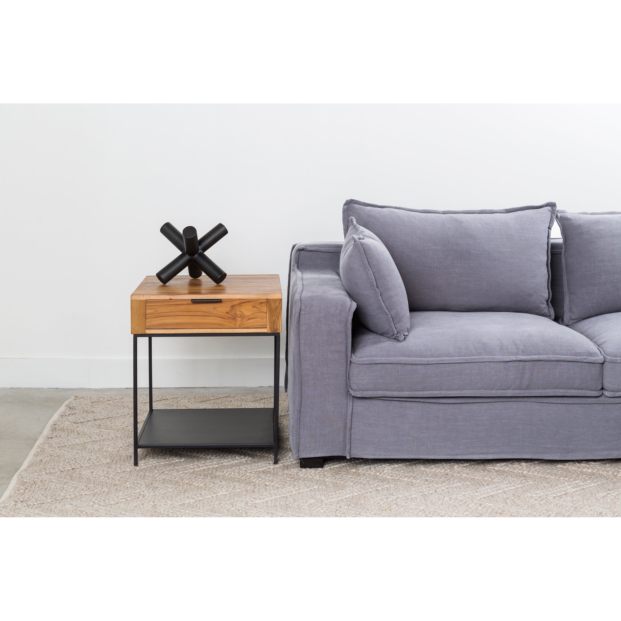 Joliet Side Table Natural by Moe's Home Collection - view 6