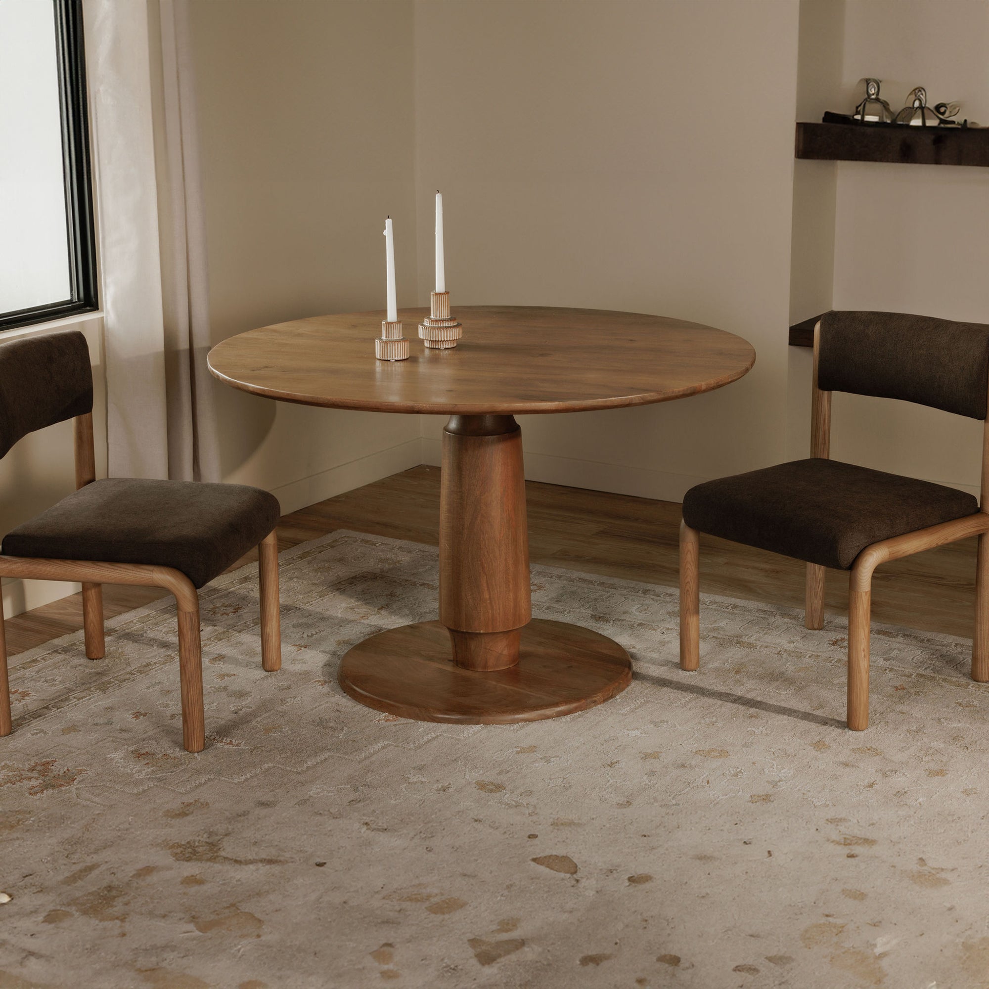 Clark Dining Table Brown by Moe's Home Collection - view 2