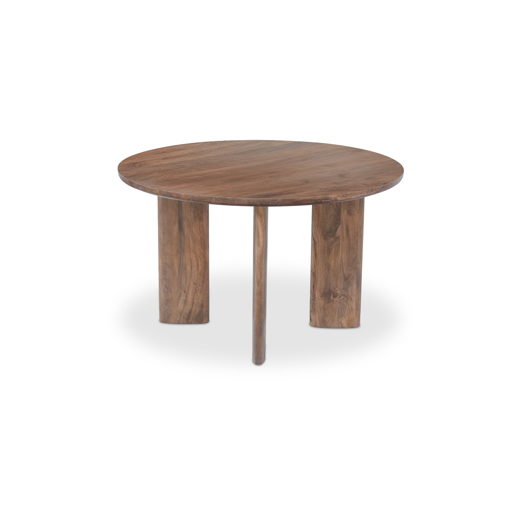Lia Round Dining Table Dark Brown by Moe's Home Collection