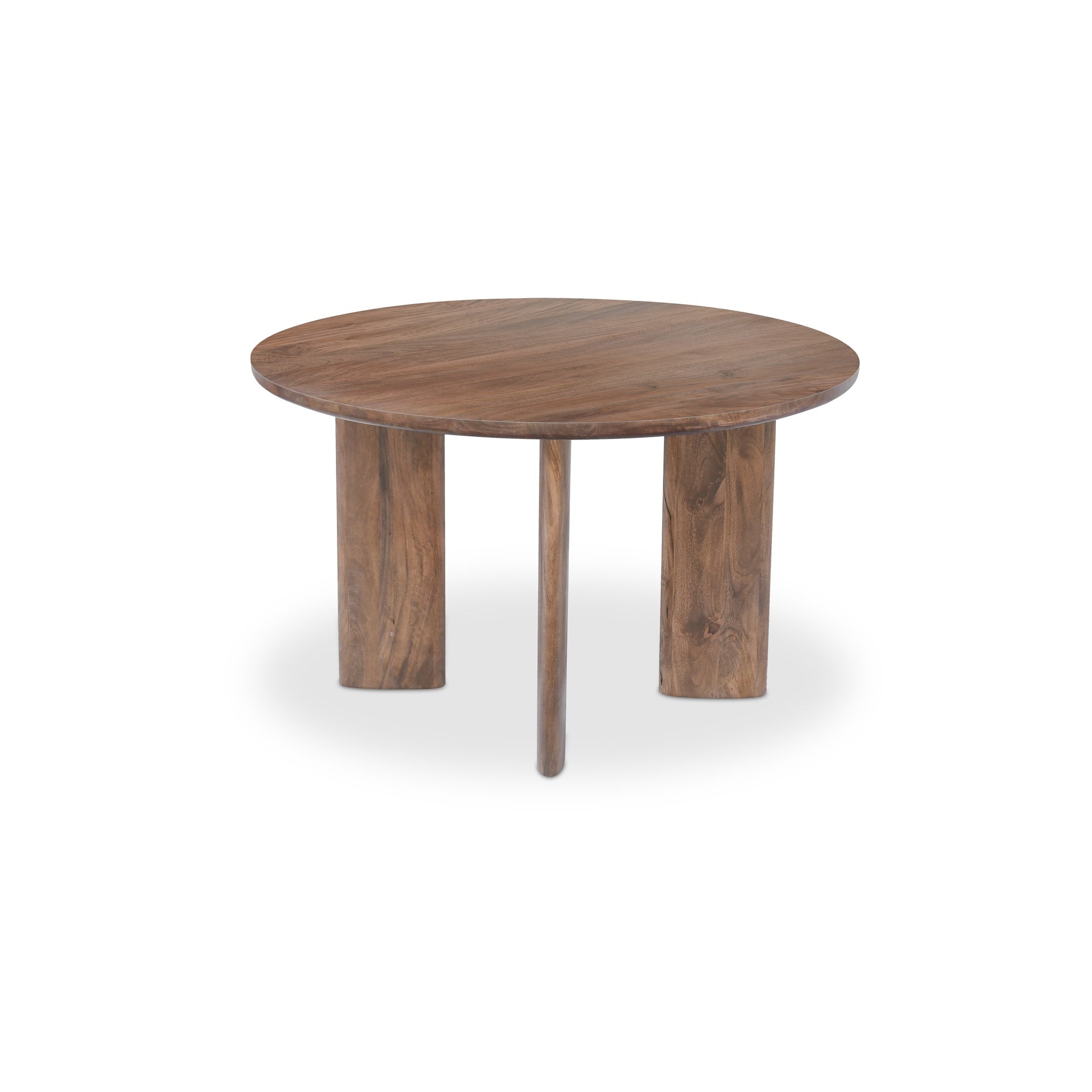 Lia Round Dining Table Dark Brown by Moe's Home Collection