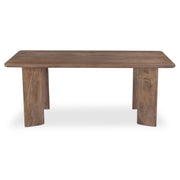 Lia Rectangular Dining Table Dark Brown by Moe's Home Collection