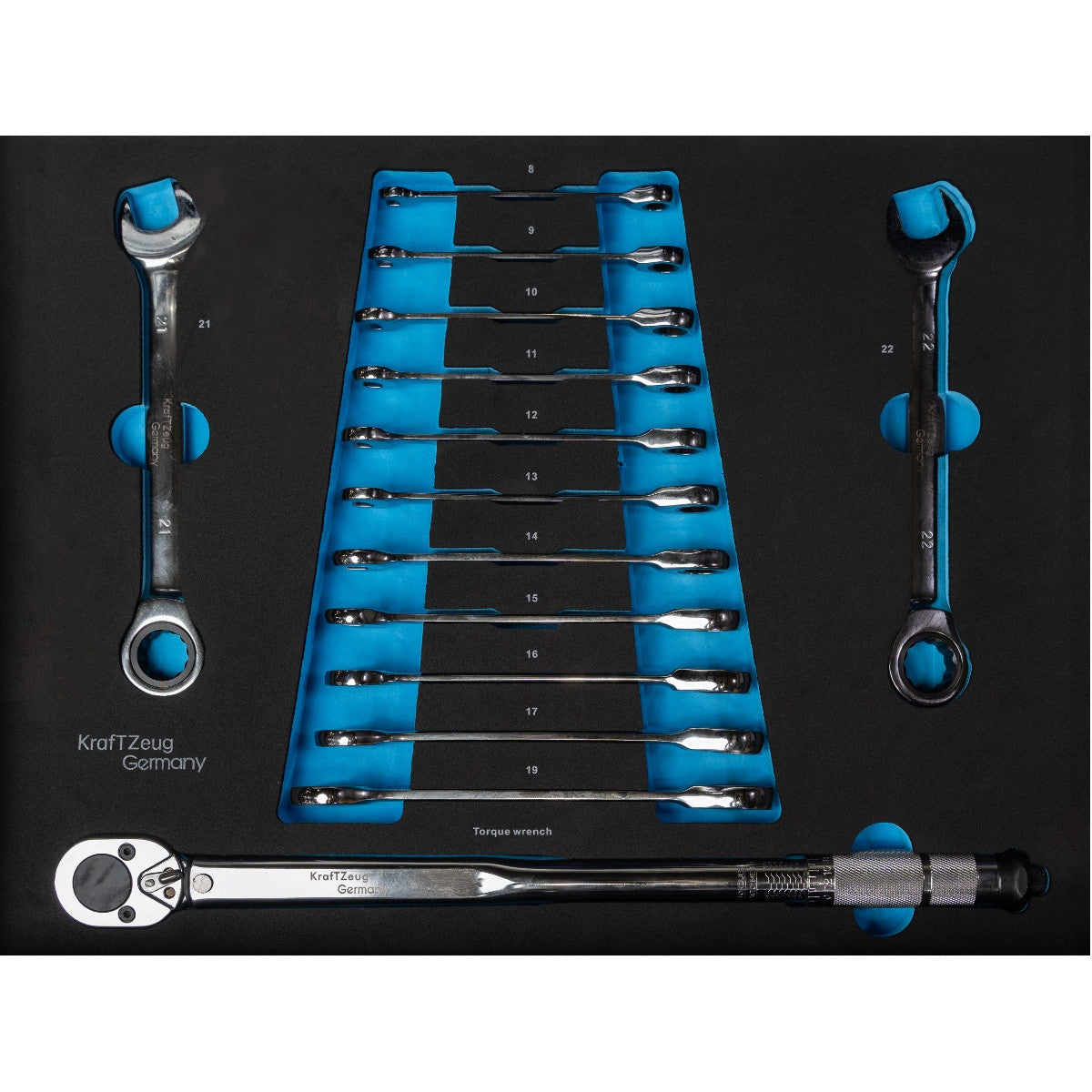 251 Piece Tool Cabinet Complete With Tools, 8 Drawer Blue Tool