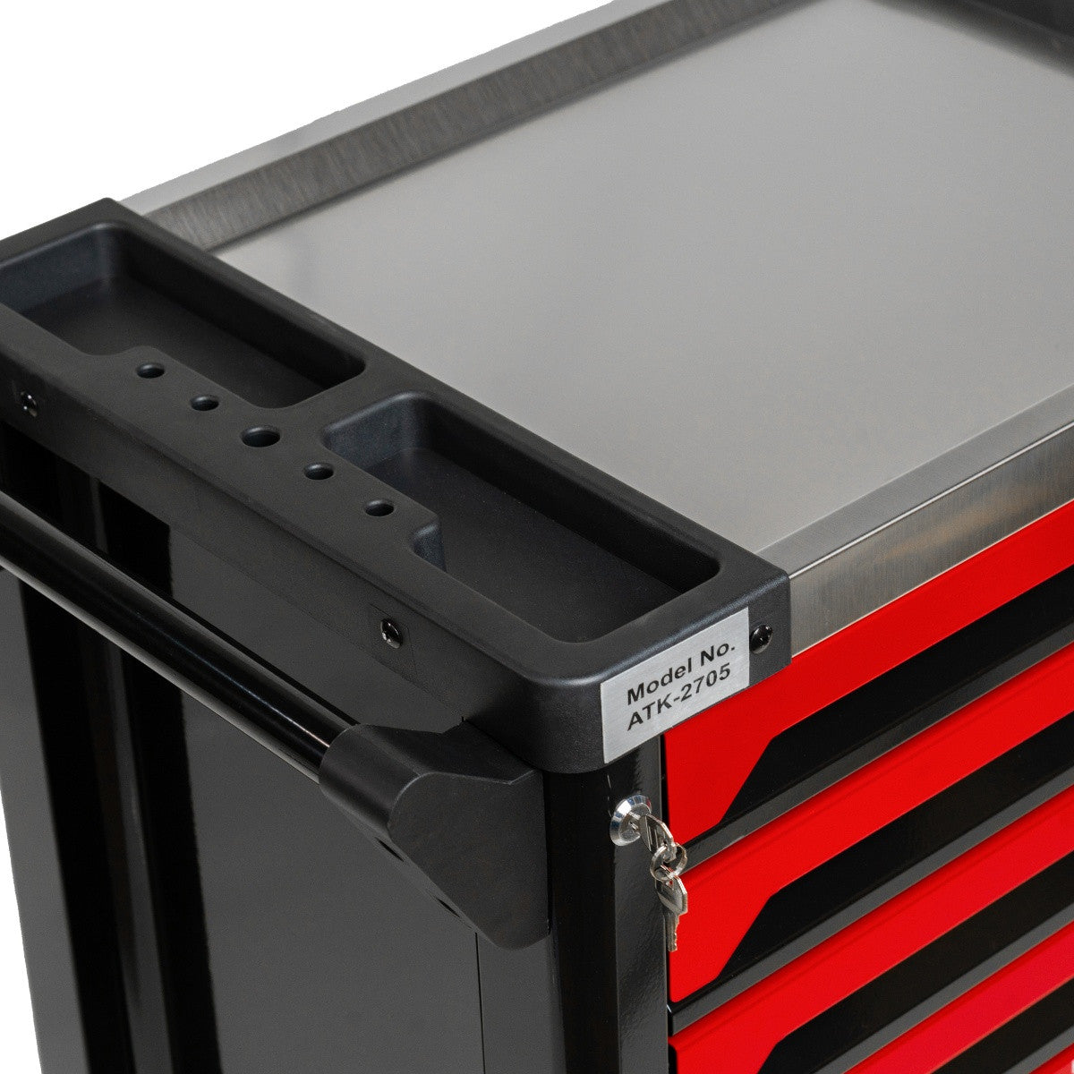 251 Piece Tool Cabinet Complete With Tools, 7 Drawer Red Tool