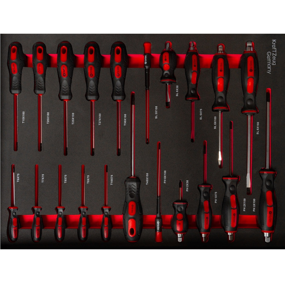 251 Piece Tool Cabinet Complete With Tools, 8 Drawer Red Tool Chest
