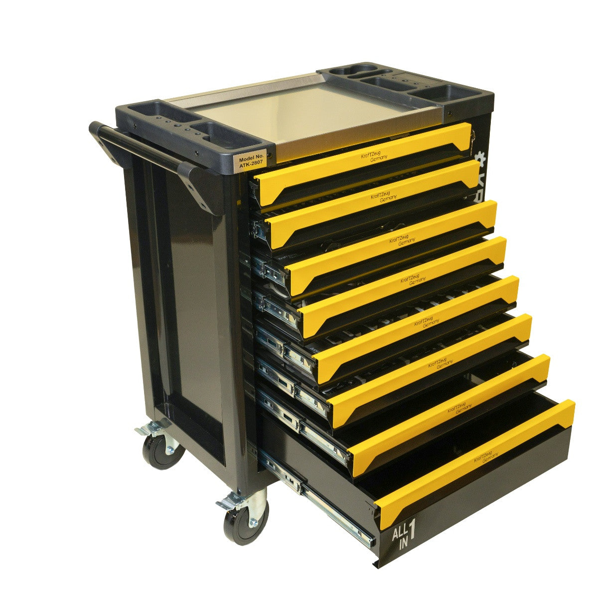 251 Piece Tool Cabinet Complete With Tools, 8 Drawers Tool Chest