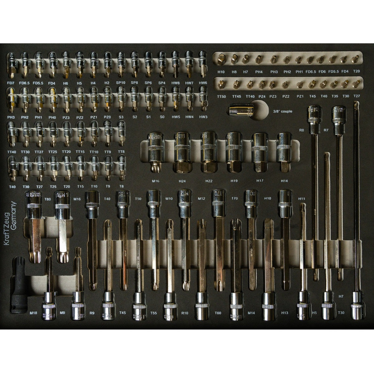 251 Piece Tool Cabinet Complete With Tools, 8 Drawers Tool Chest