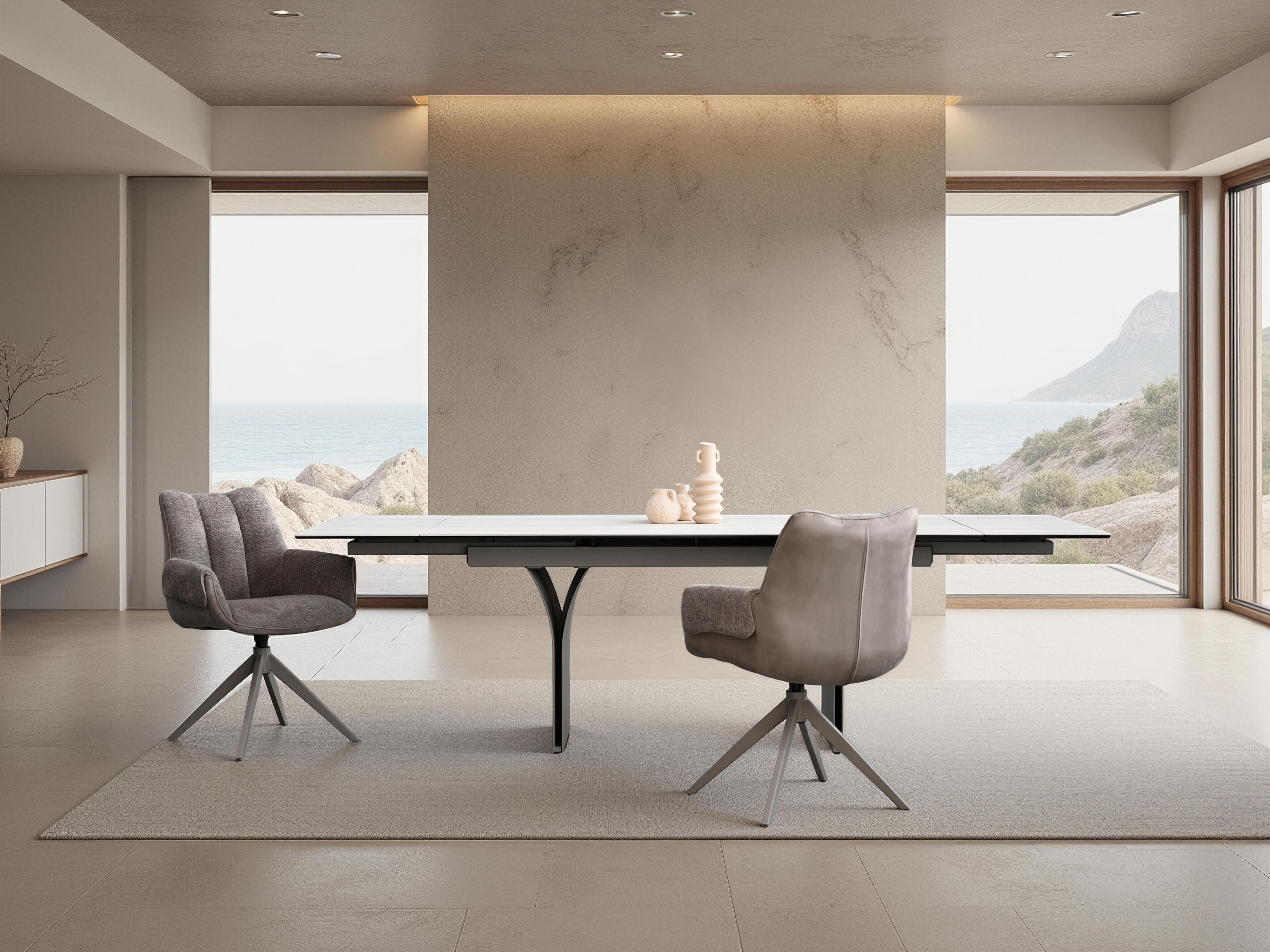 Camber Dining Table Double Extension