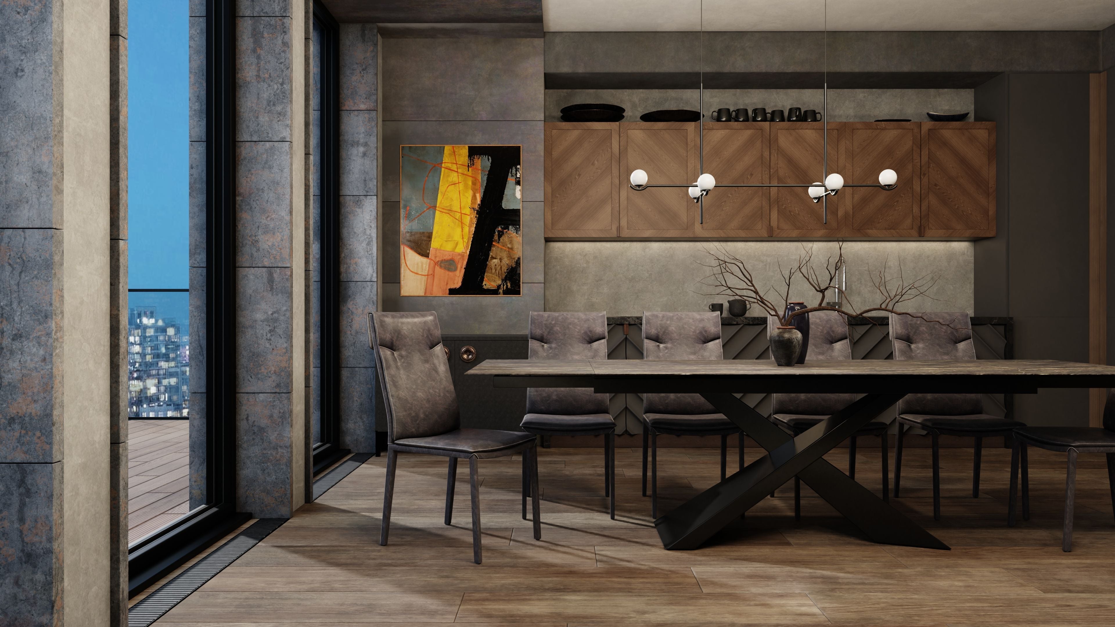 Century Dining Table Double Extension