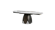 Forma Dining Table  Round Double Extension