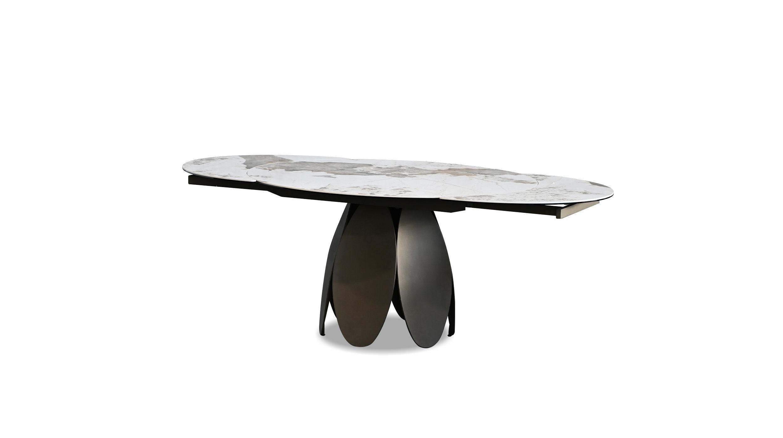 Forma Dining Table  Round Double Extension