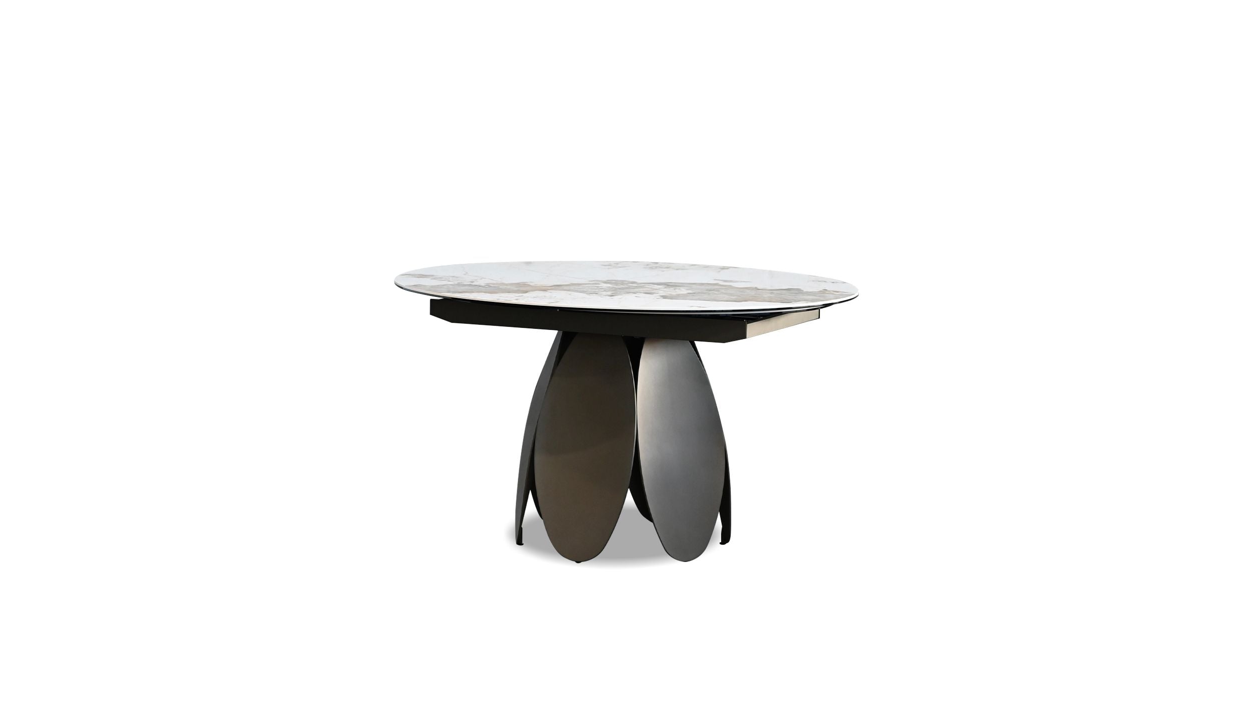 Forma Dining Table  Round Double Extension