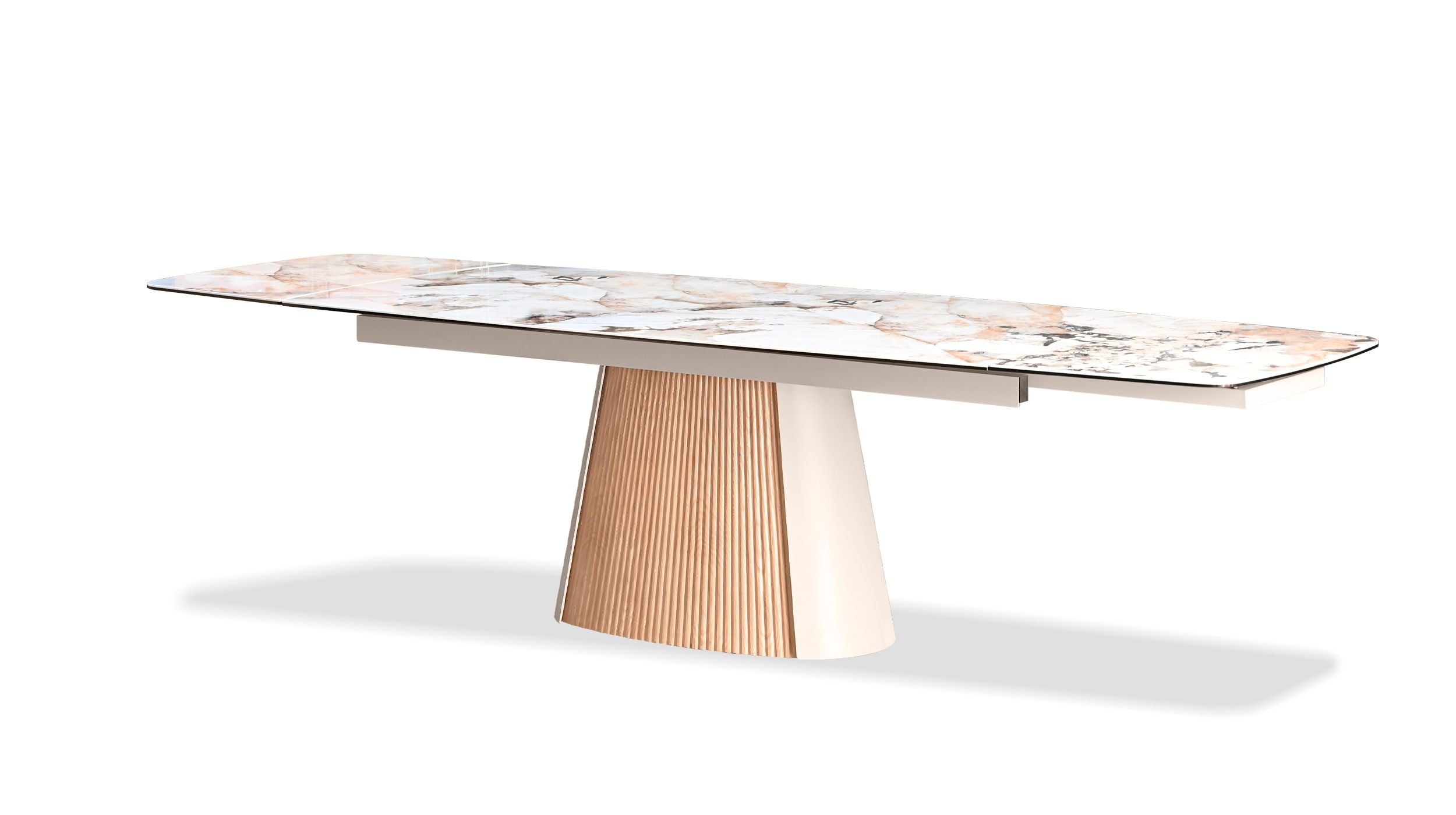 Gaia Dining Table  Rectangular Double Extension