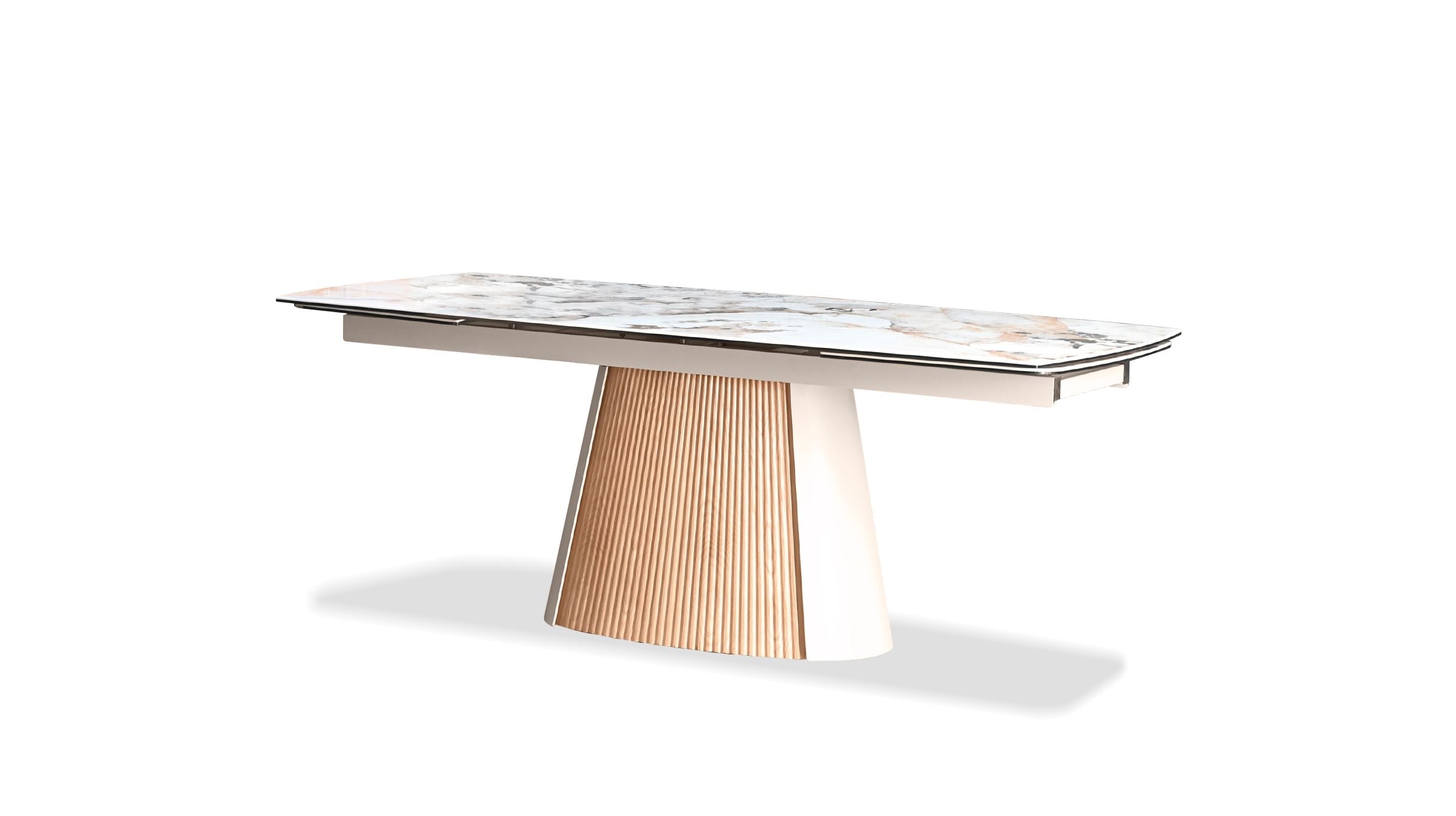 Gaia Dining Table  Rectangular Double Extension