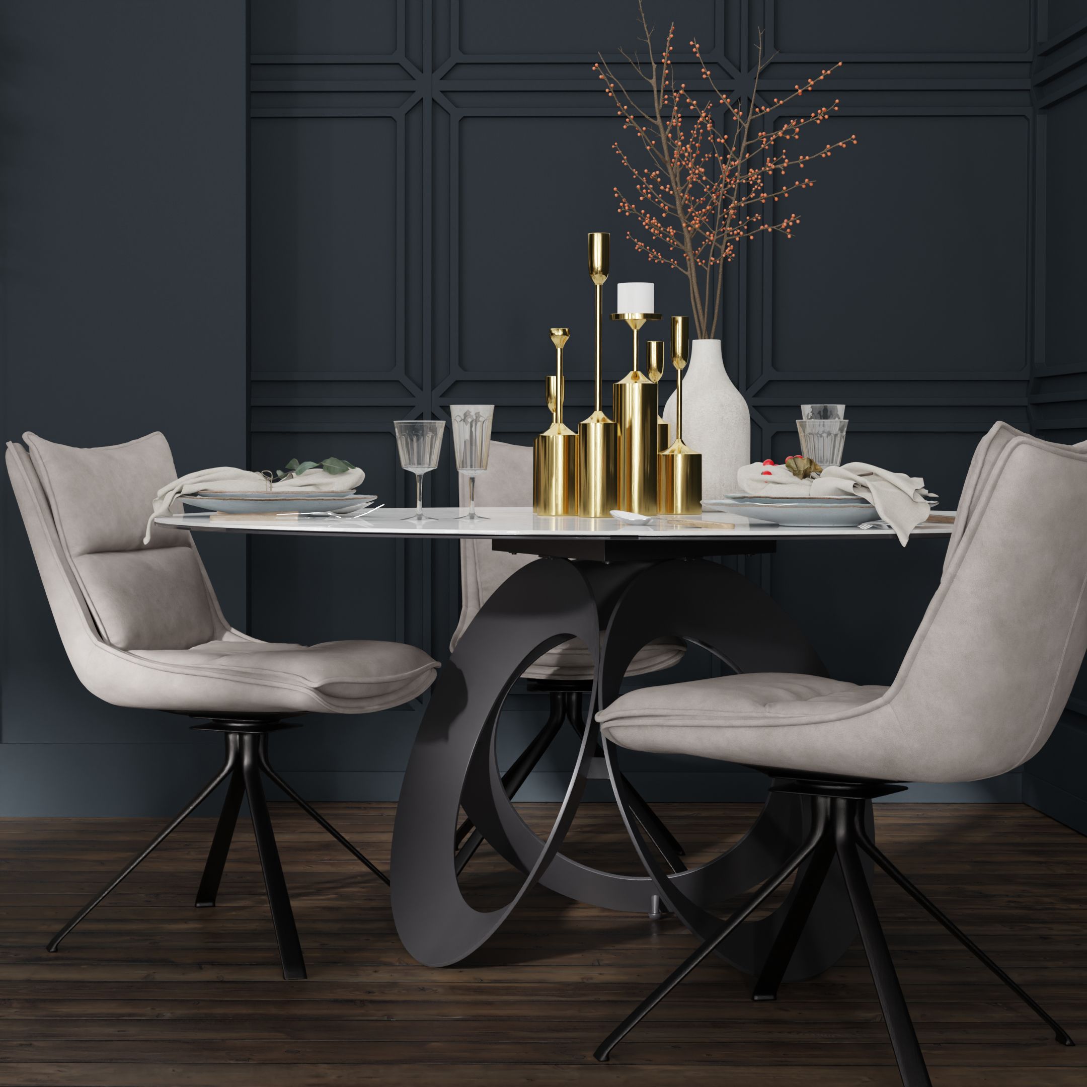 Optic Dining Table Round