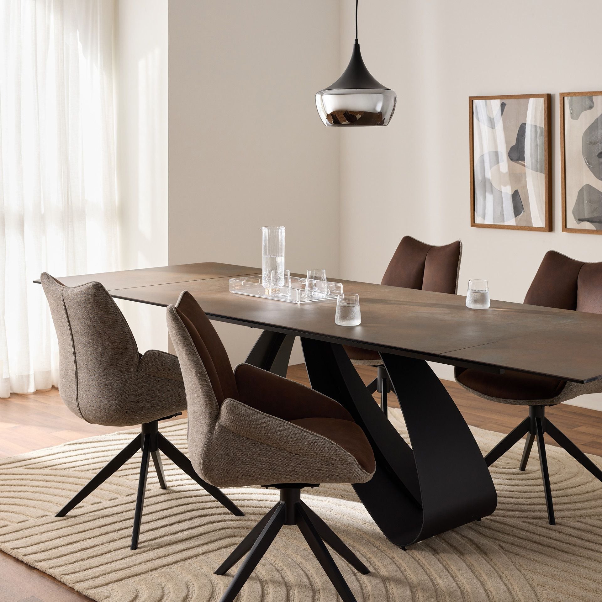 Signature 95" Dining Table Double Extension