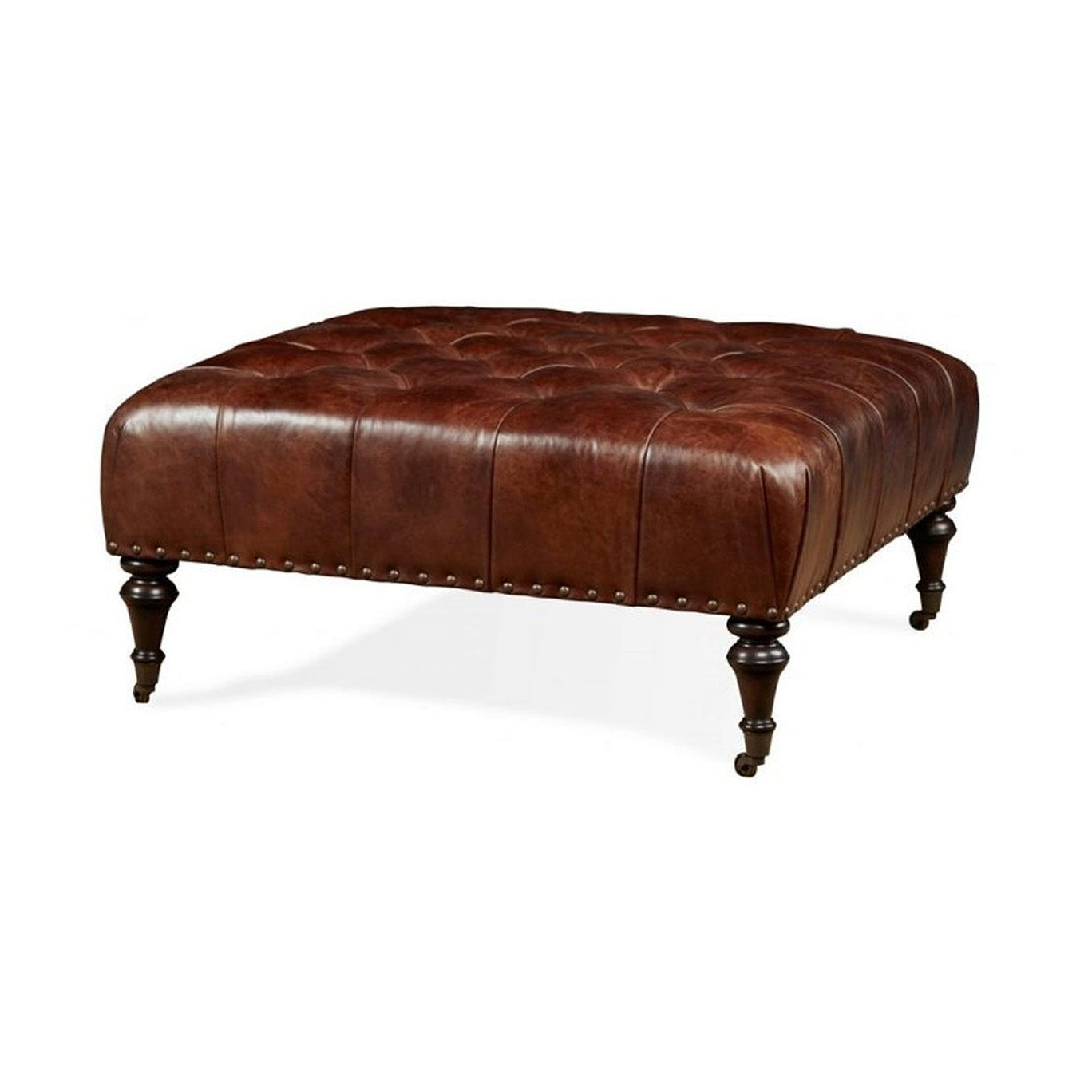 Dillon Cocktail Ottoman in Milan Chocolate
