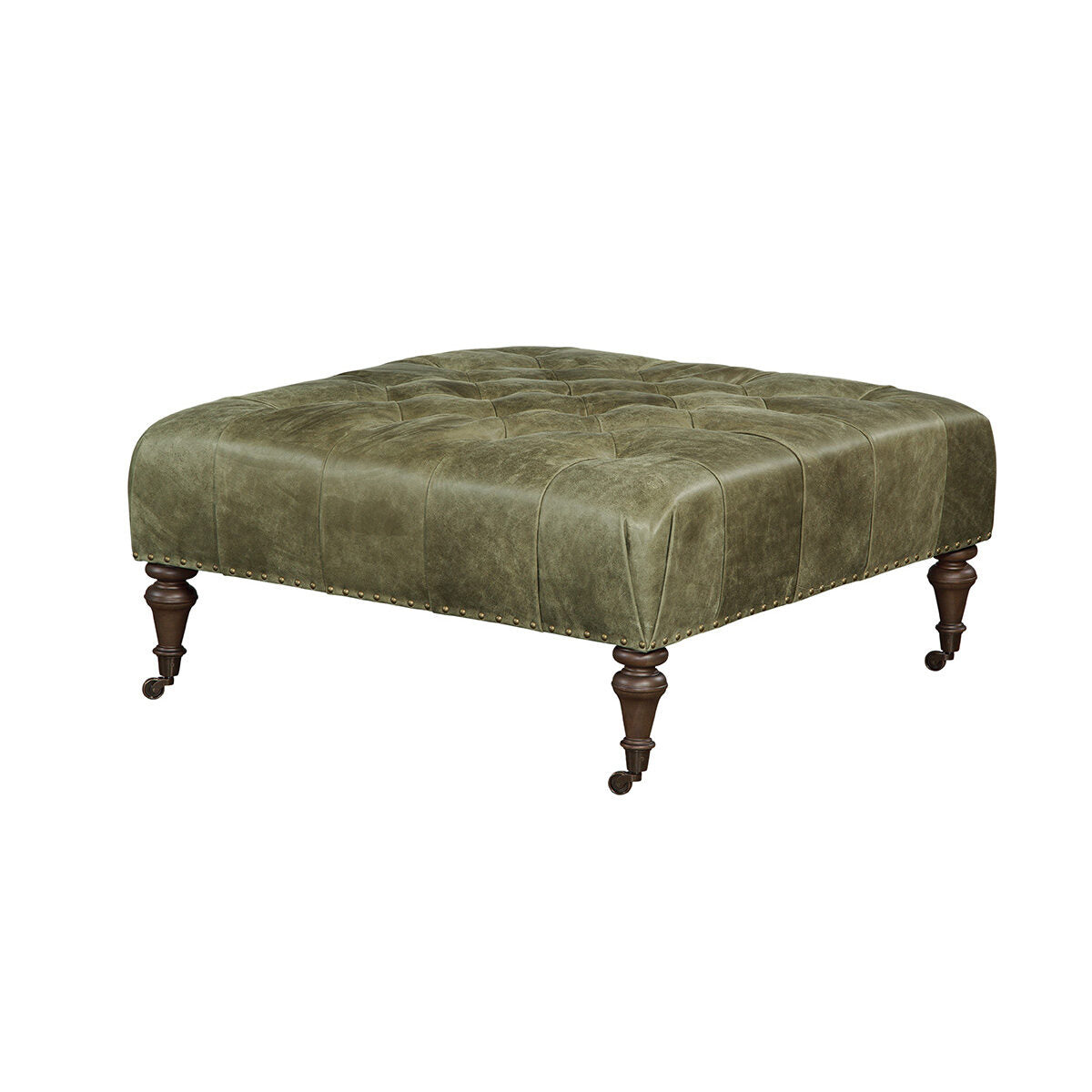 Dillon Cocktail Ottoman in Keystone Moss