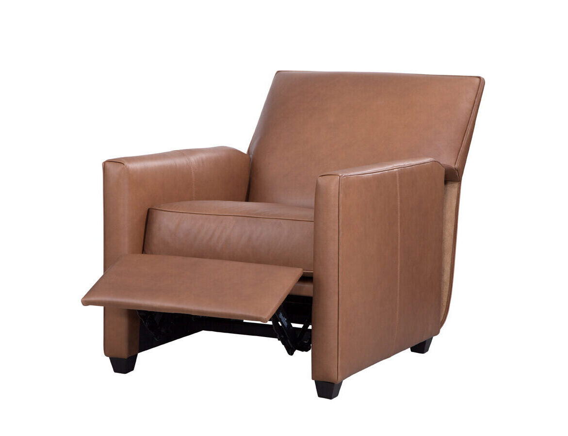 Dixon Rechargeable Power Recliner in Iceburg Cognac