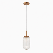 Dover Pendant Lamp - Bronze and Clear