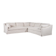 Dunne Slipcovered Sectional in Nomad Eggshell (Performance Fabric)