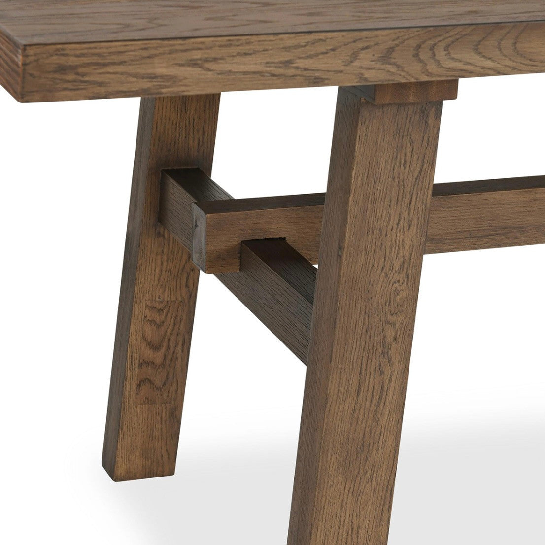 Lazar Reclaimed Oak Rectangular Dining Table 78"