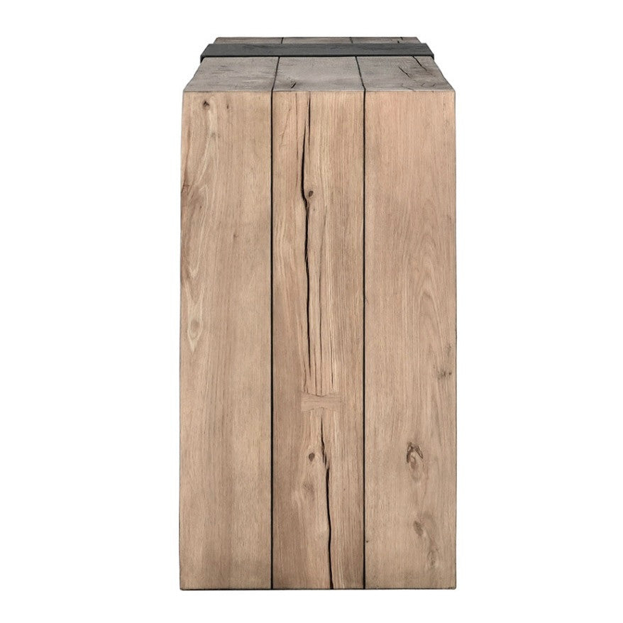 Danica 72" Reclaimed Wood and Iron Console Table