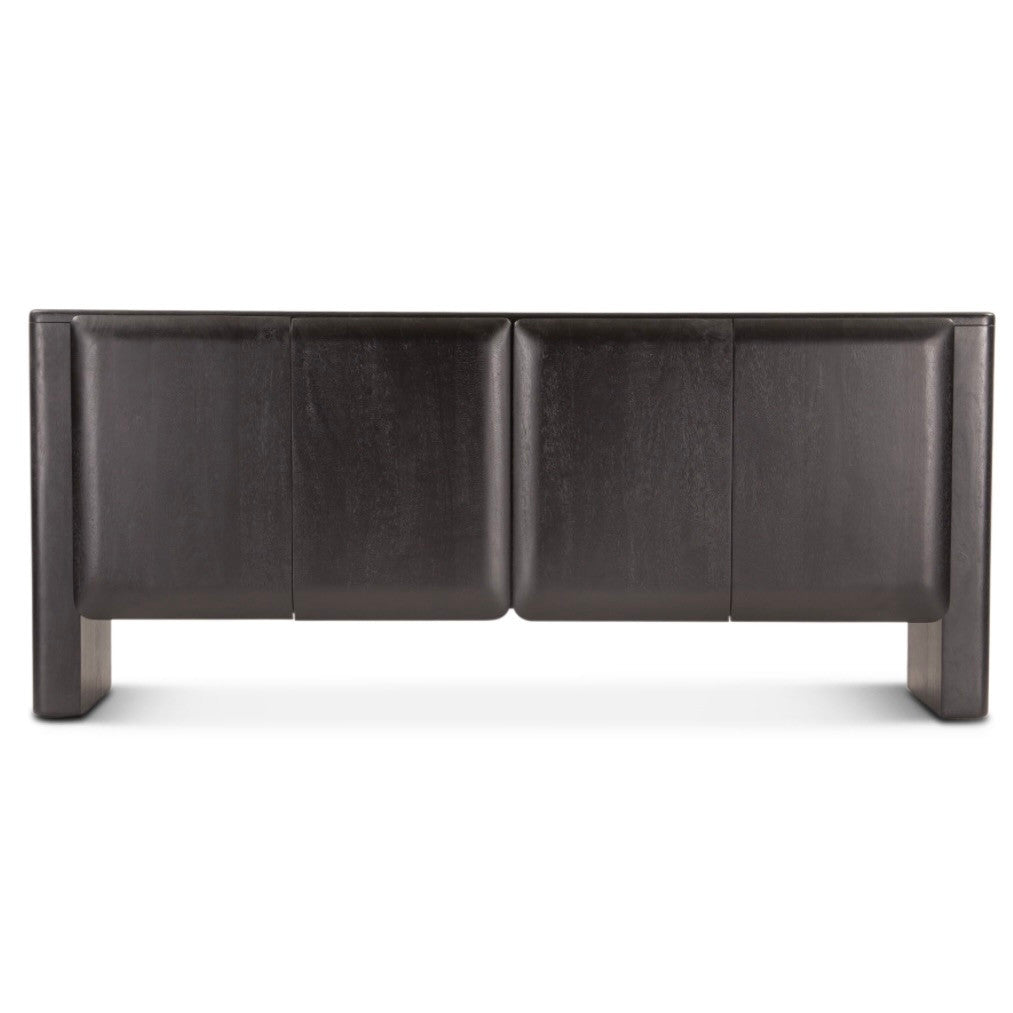 Helsinki 75" Mango Wood Sideboard Black