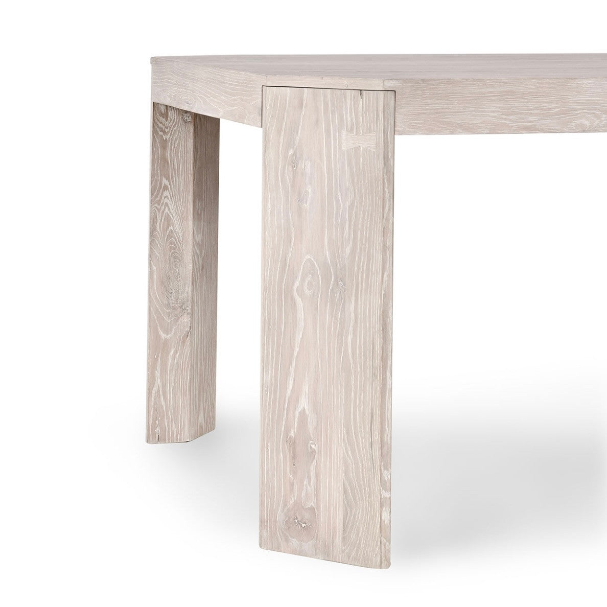 Macarthur 94" Oak Dining Table - White