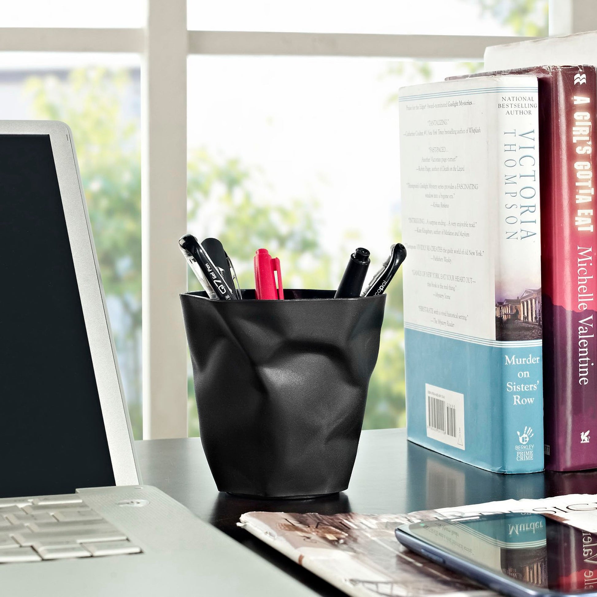 Lava Pencil Holder - White