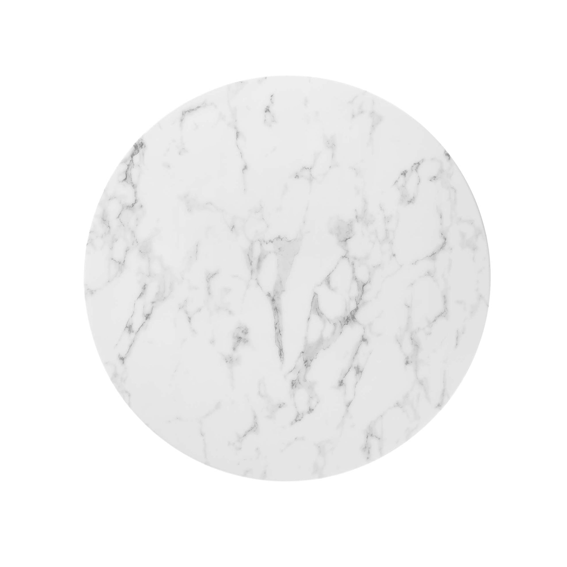Lippa 36" Round Faux Marble Dining Table