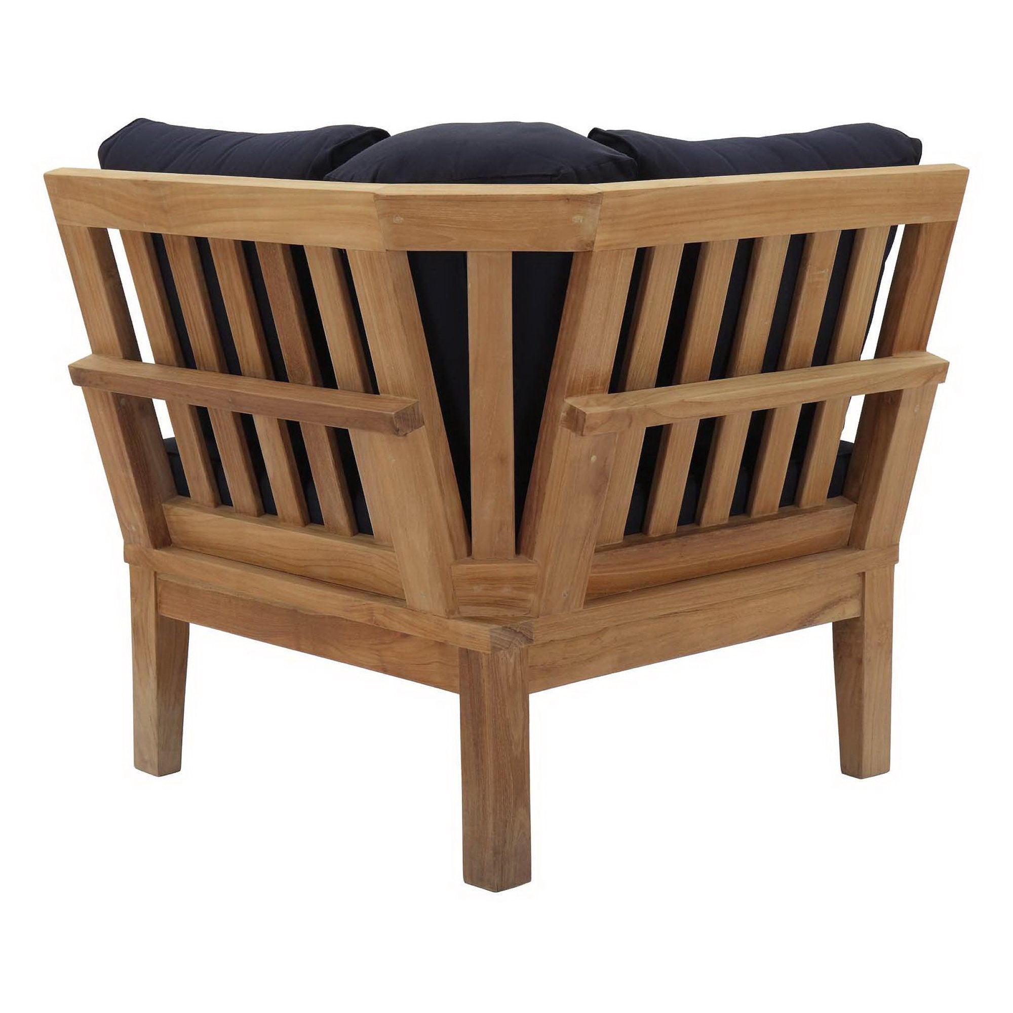 Marina Outdoor Patio Teak Corner Sofa