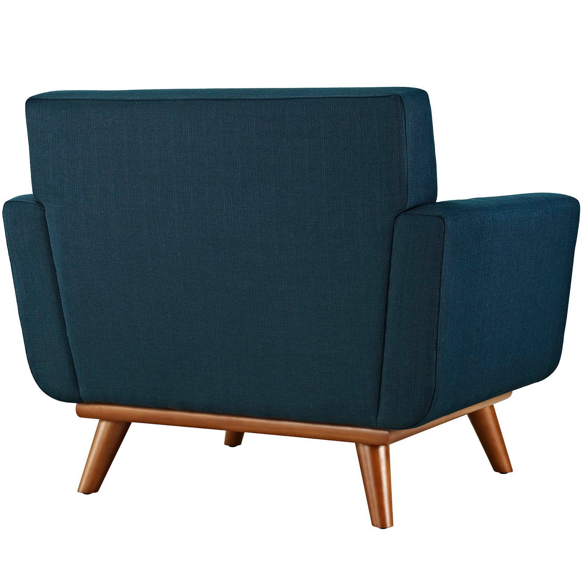 Engage Upholstered Fabric Armchair - Gray