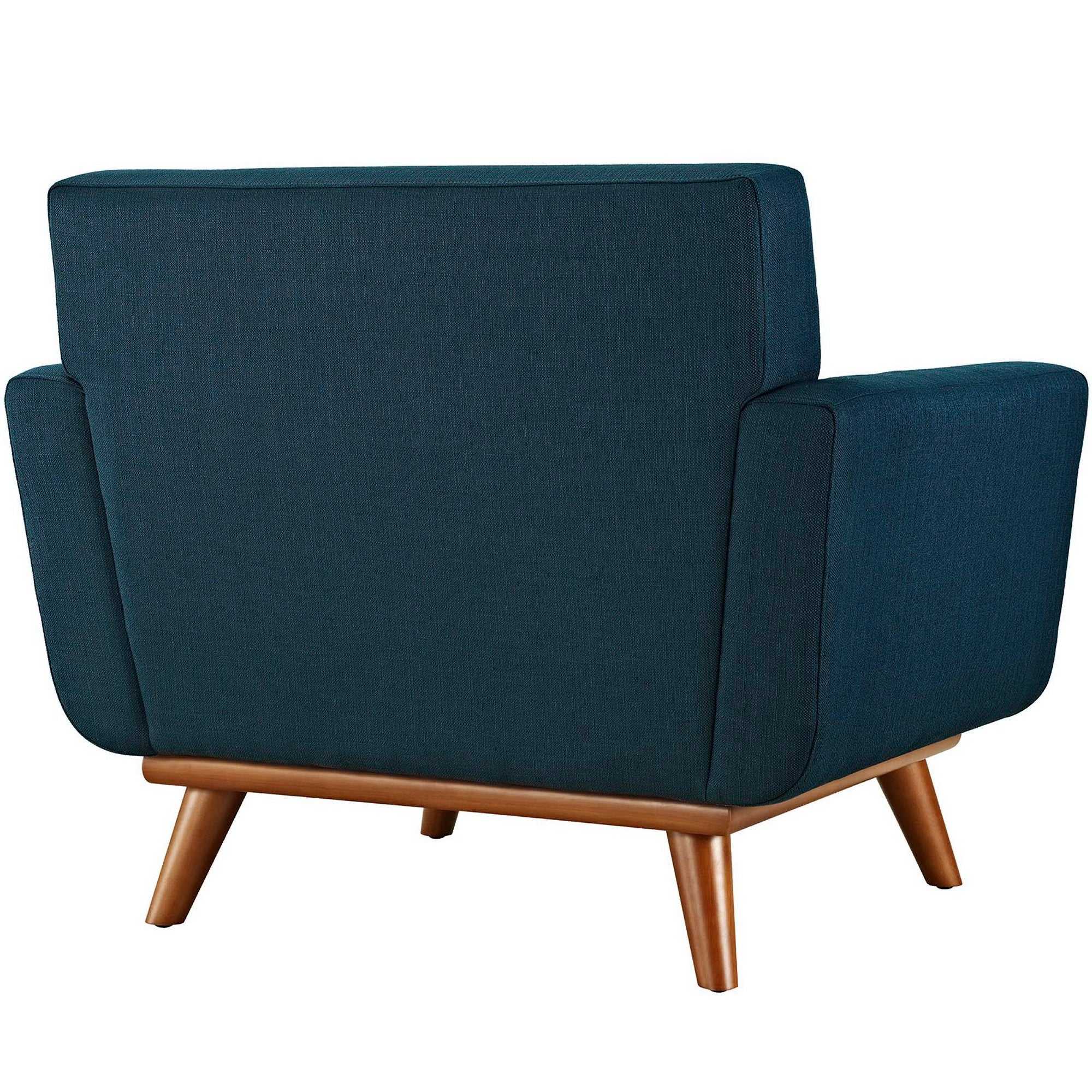Engage Upholstered Fabric Armchair - Gray