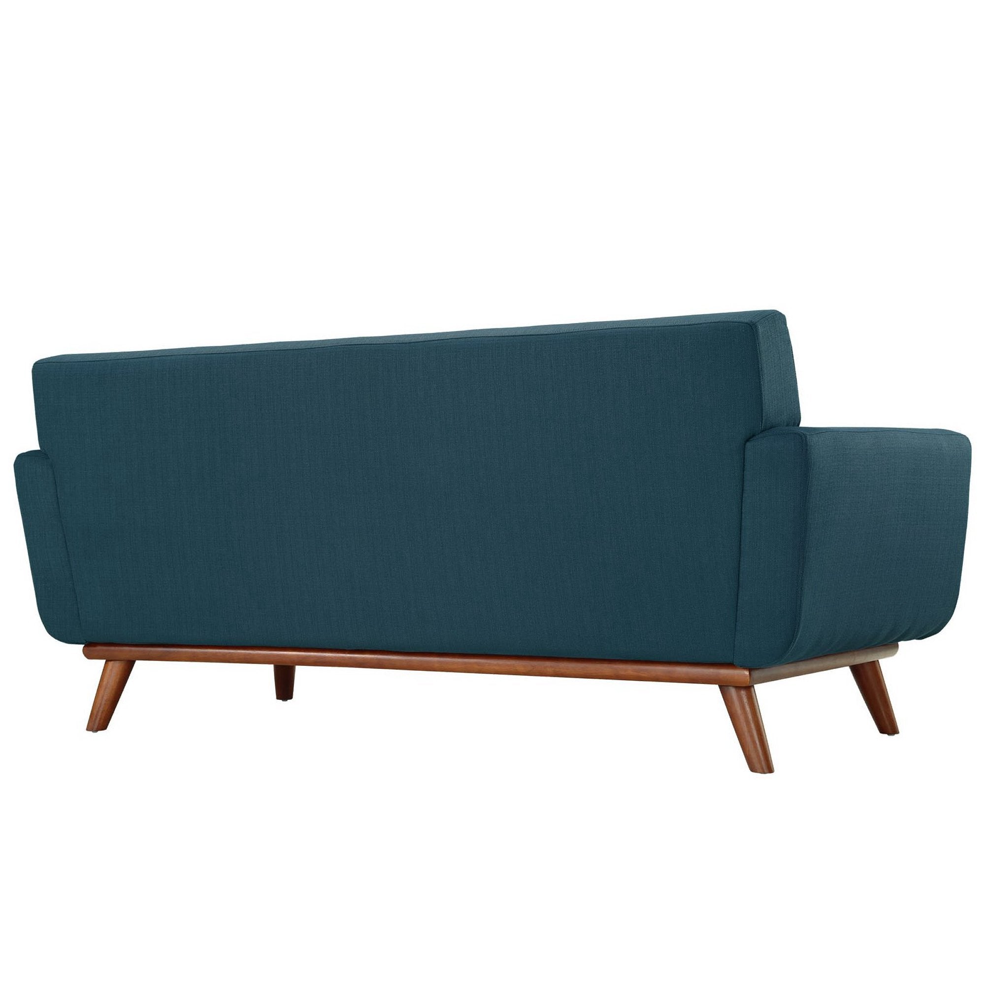 Engage Upholstered Fabric Loveseat - Gray
